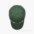 Aangepast geborduurd logo groene honkbalpet